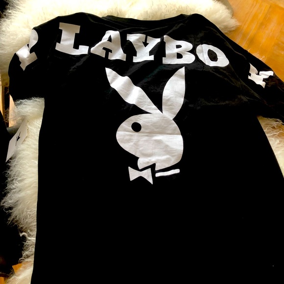 PLAYBOY Other - BNWT Authentic PLAYBOY mens big logo Tee SZ M!!